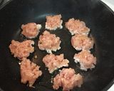 なめ茸で和風鶏肉バーグ☆混ぜて焼くだけ☆作り方2写真