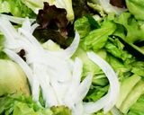 韓国海苔ムンチュサラダ作り方1写真