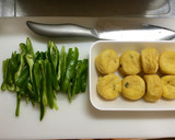 油不要! がんもどきとピーマンの煮びたし作り方1写真