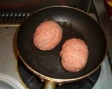 ゆで卵入りハンバーグ☆ホイル焼き作り方3写真