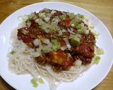めみ単単（坦々）そうめんチャンプルー作り方6写真