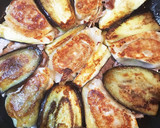 餃子と茄子と豚肉の重ね焼き♪おろし添えて作り方5写真