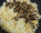 ☆しいたけとしめじと卵のチャーハン☆作り方11写真