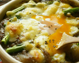 m簡単！残りカレーの半熟卵ドリア作り方4写真