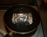 ゆで卵入りハンバーグ☆ホイル焼き作り方5写真
