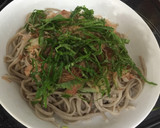 冷やしそば　とろろ昆布と納豆のせ作り方3写真