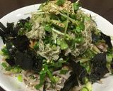冷やしそば　とろろ昆布と納豆のせ作り方6写真