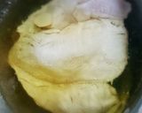 夏は爽やか、醤油風味の棒々鶏。胡麻要らず作り方2写真