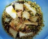 【簡単】カンパチのりゅうきゅう丼作り方1写真