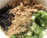 ♡夏野菜&ひじきの胡麻だれツナサラダ♡作り方8写真