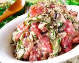 ♡夏野菜&ひじきの胡麻だれツナサラダ♡作り方10写真