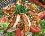 餃子とたっぷり野菜のピリ辛香味ソース作り方6写真