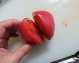 私流・食べやすいトマトの切り方　作り方2写真