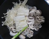 チーザ入り、きのこの卵とじ作り方5写真