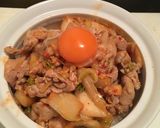 手軽で満足!!ピリ辛豚キムチ丼作り方5写真