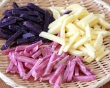 インパクト大！カラフルフライドポテト作り方1写真