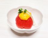 冷た~い☆冷やしトマトの黄身酢掛け作り方3写真