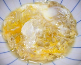 レンジで1分40秒！ほんだしエノキ丼作り方4写真