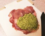 鶏肉のアボカドクリームチーズはさみ焼き作り方2写真