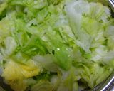 豚肉とレタスの野菜カレー風煮込みスープ♪作り方4写真