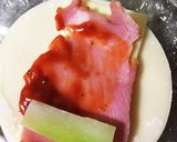 お弁当のスキマに★ミニピザ巻作り方1写真