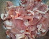 とろける！豚肉とアボカドのガーリック焼き作り方1写真