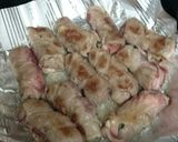 豆腐と小松菜の甘辛豚肉巻き作り方6写真