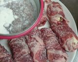 豆腐と小松菜の甘辛豚肉巻き作り方5写真