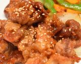 お手軽☆豚小間の照り照り焼き作り方5写真