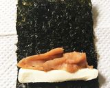さっぱり梅のクリームチーズ巻き作り方3写真