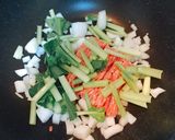 エバラ黄金のタレだけで麻婆豆腐作り方4写真