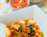 エバラ黄金のタレだけで麻婆豆腐作り方10写真