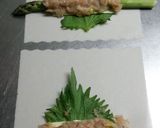 アスパラと鳥挽き肉のスティック春巻♪作り方2写真