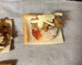 チリソース味冷凍唐揚げ&納豆のピザ作り方3写真