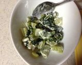 野沢菜マヨネーズ&納豆のピザ作り方2写真