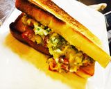 サクッと美味しいコールスローホットサンド作り方11写真