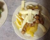 チーズケーキ風！オレンジ&納豆のピザ作り方2写真