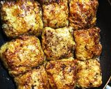 キャベツひき肉の油揚げ詰め、おろしポン酢作り方6写真