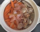 冷房対策で、一人鍋に水菜 de 常夜鍋作り方2写真