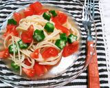 飲干す１皿！トマトオクラのスープスパ作り方7写真