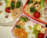 お弁当に☆海老＆ブロのバター醤油ソテー作り方4写真