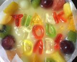 ハリボグミでメッセージ♪ヨーグルトムース作り方11写真