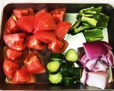 夏野菜たっぷり！簡単ガスパチョ♫作り方2写真