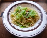 アンチョビとキャベツのパスタ♪作り方5写真