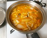 ⅲ重ね煮でキムチチゲ作り方10写真