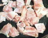 鶏肉マスタードホワイトソース煮作り方1写真