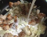 鶏肉マスタードホワイトソース煮作り方3写真