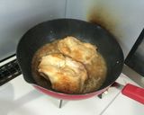 りんごで甘〜い鶏の照り焼き作り方3写真