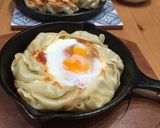 王将餃子とキムチのビビンバ風作り方4写真