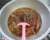 鶏もも肉とカニ足かまぼこのハス蒸し作り方4写真